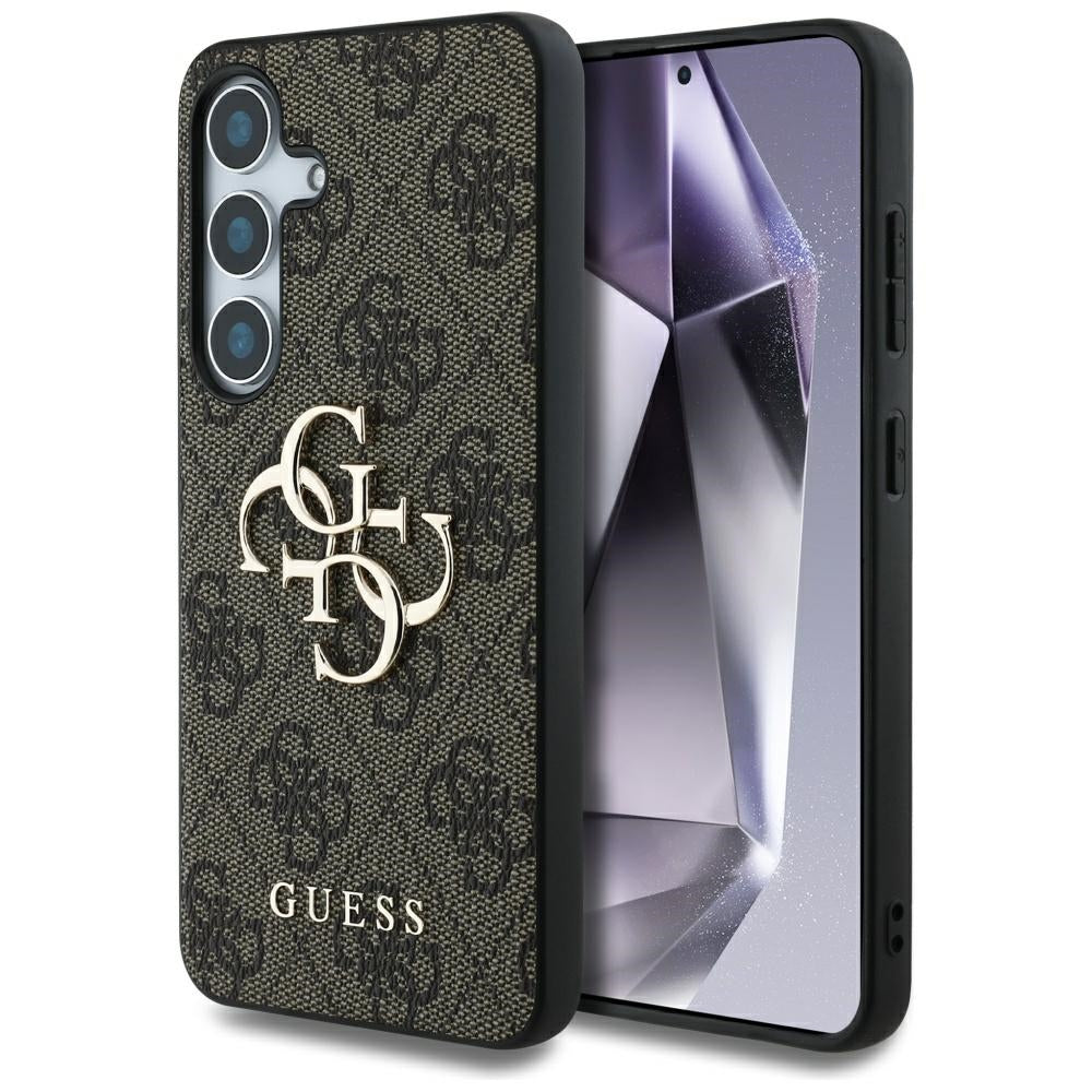 Калъф за Samsung Galaxy S25 S931, Guess, 4G Big Logo, Кафяв