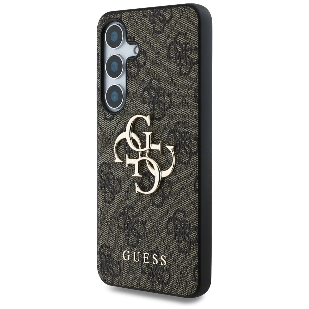 Калъф за Samsung Galaxy S25 S931, Guess, 4G Big Logo, Кафяв