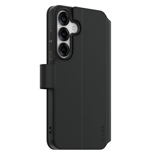Калъф за Samsung Galaxy S25 S931, PanzerGlass, с функция за поставка и портфейл, черен