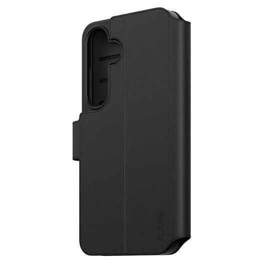 Калъф за Samsung Galaxy S25 S931, PanzerGlass, с функция за поставка и портфейл, черен