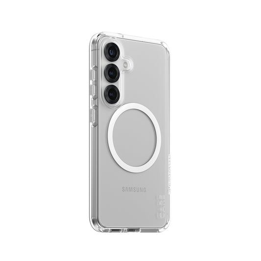 Калъф за Samsung Galaxy S25 S931, PanzerGlass, Care Urban Combat, Прозрачен Бял
