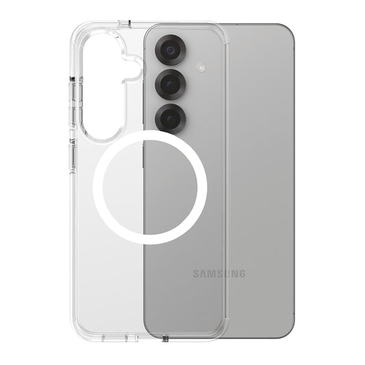 Калъф за Samsung Galaxy S25 S931, PanzerGlass, Care Urban Combat, Прозрачен Бял