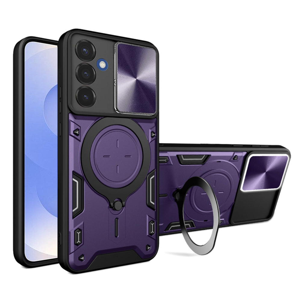 Калъф за Samsung Galaxy S25 S931, Techsuit, CamGuard Pro, Лилав