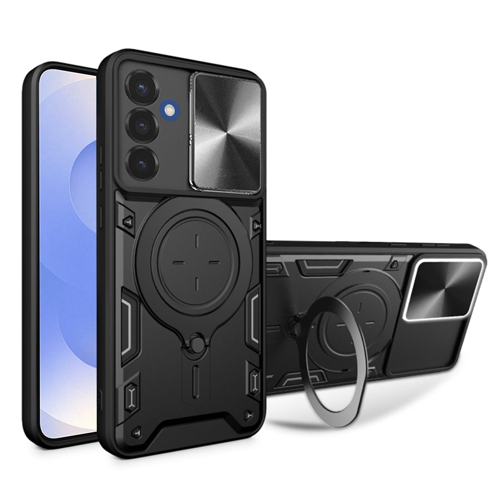 Калъф за Samsung Galaxy S25 S931, Techsuit, CamGuard Pro, Черен