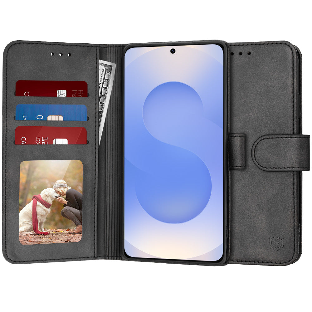 Калъф за Samsung Galaxy S25 S931, Techsuit, Diary Book, Черен