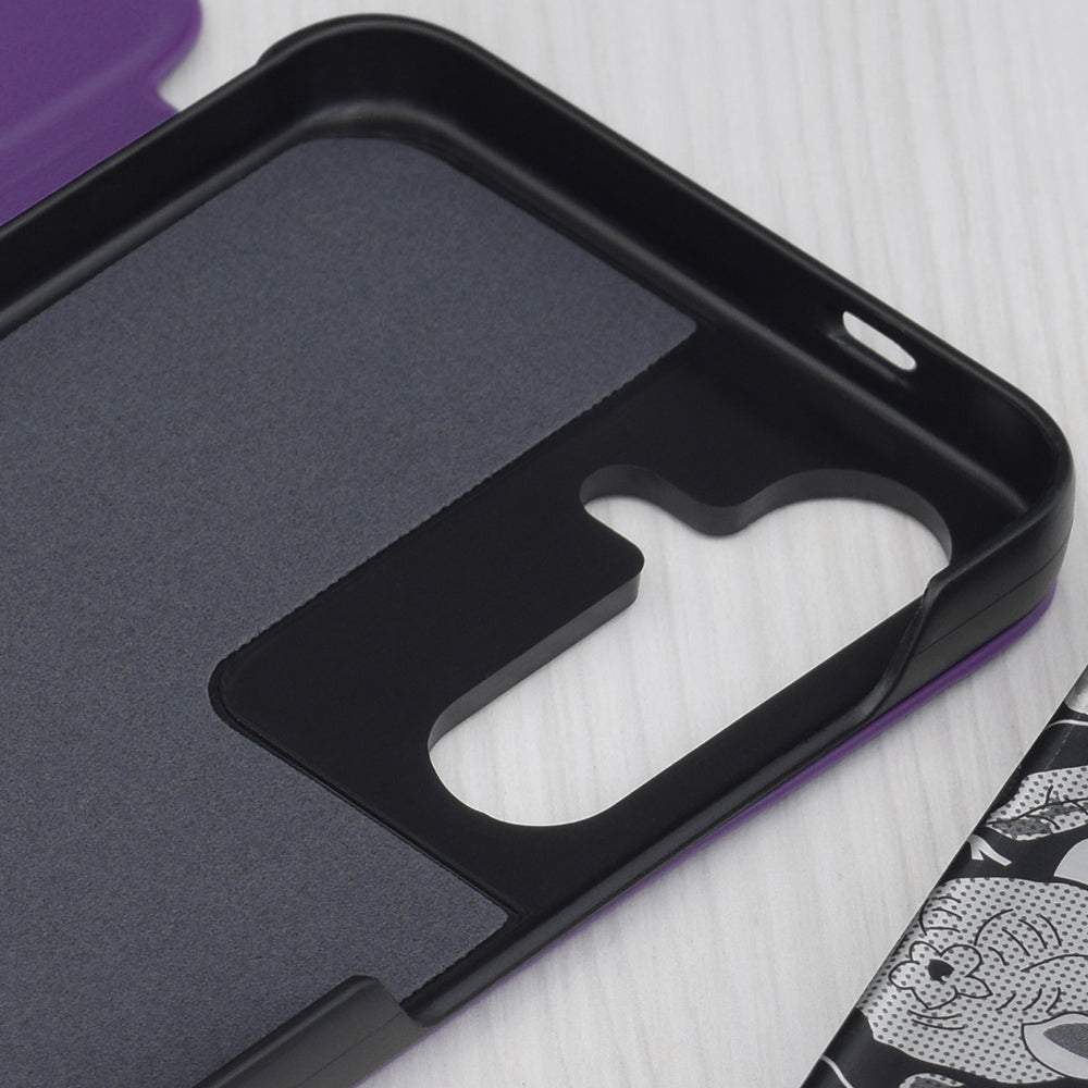 Калъф за Samsung Galaxy S25 S931, Techsuit, eFold, Лилав