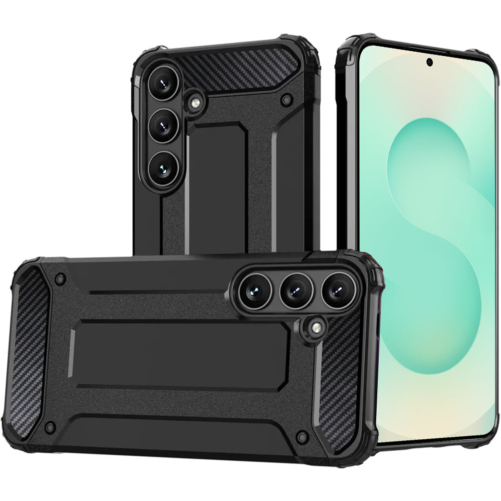 Калъф за Samsung Galaxy S25 S931, Techsuit, Hybrid Armor, Черен