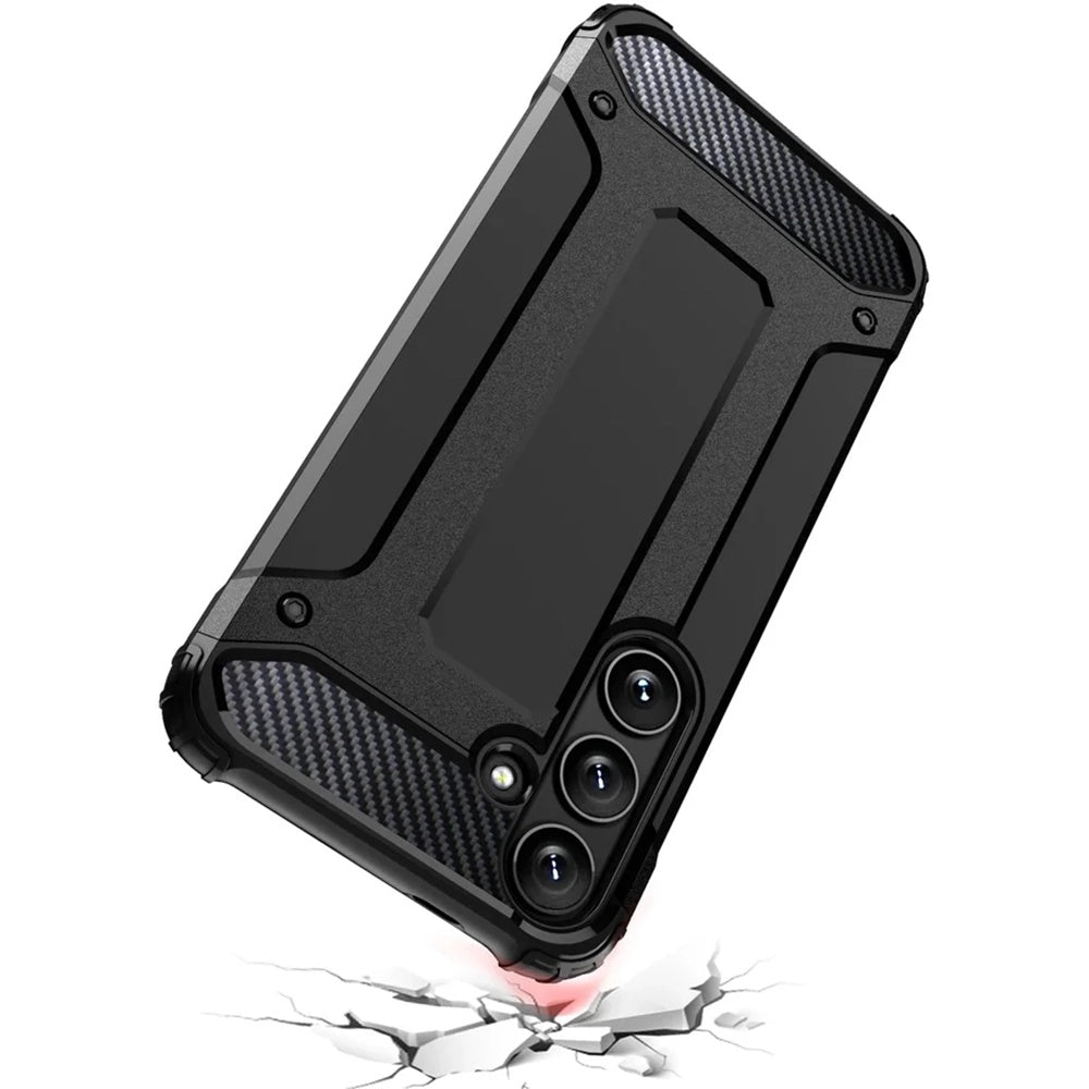 Калъф за Samsung Galaxy S25 S931, Techsuit, Hybrid Armor, Черен