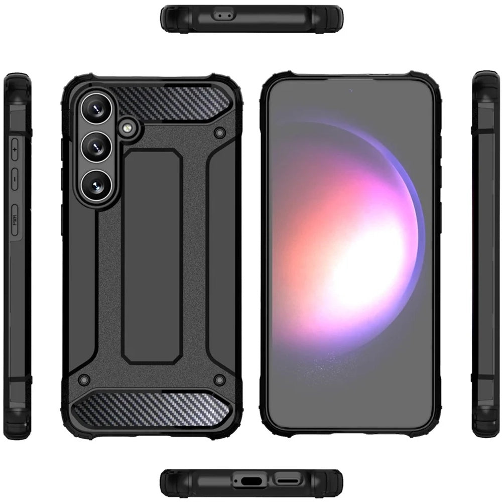Калъф за Samsung Galaxy S25 S931, Techsuit, Hybrid Armor, Черен