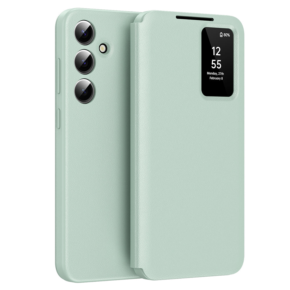 Калъф за Samsung Galaxy S25 S931, Techsuit, SmartView, Зелен