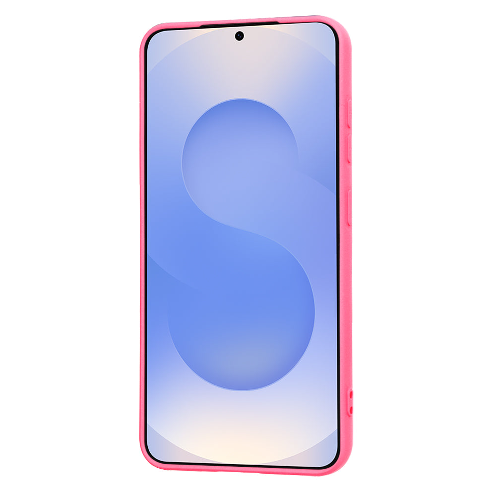 Калъф за Samsung Galaxy S25 S931, Techsuit, SoftFlex, Тъмно розов