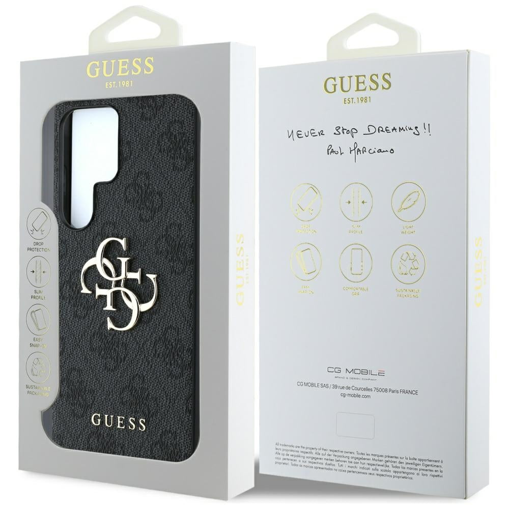 Калъф за Samsung Galaxy S25 Ultra S938, Guess, 4G Big Logo, Черен