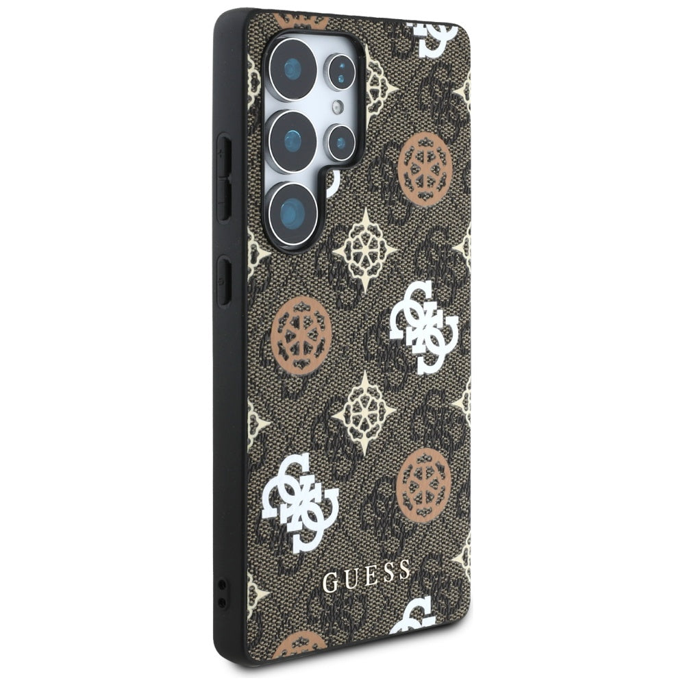 Калъф за Samsung Galaxy S25 Ultra S938, Guess, 4G Peony, Кафяв