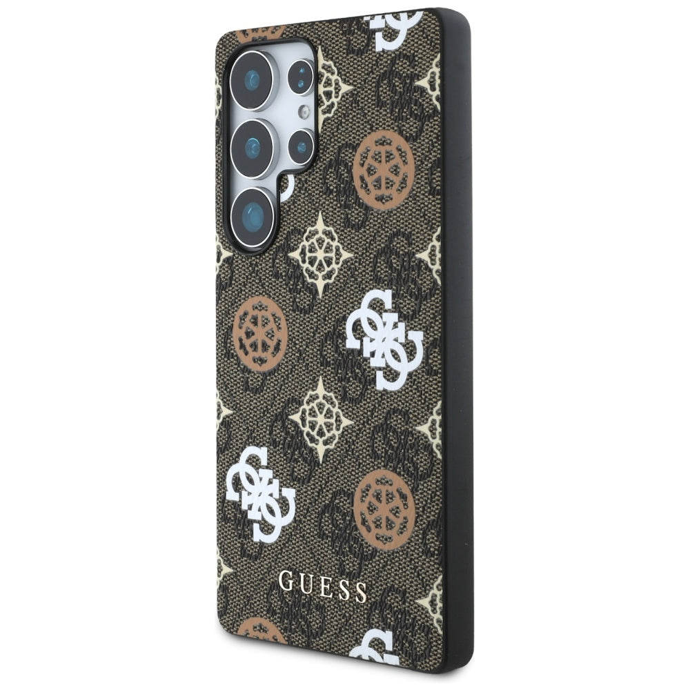 Калъф за Samsung Galaxy S25 Ultra S938, Guess, 4G Peony, Кафяв