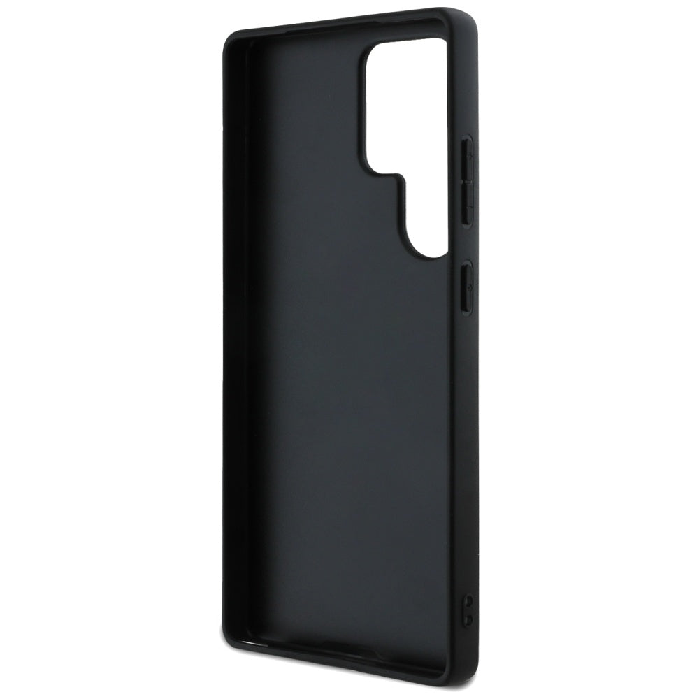 Калъф за Samsung Galaxy S25 Ultra S938, Guess, Grained Hot Stamp 4G Triangle, Черен
