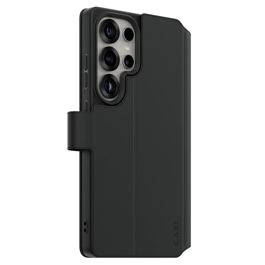 Калъф за Samsung Galaxy S25 Ultra S938, PanzerGlass, с функция за поставка и портфейл, черен