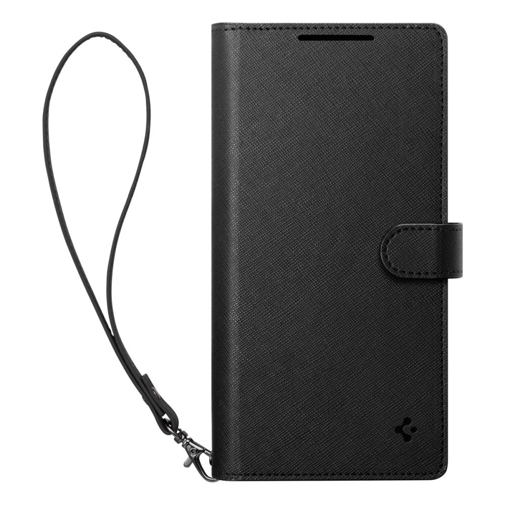 Калъф за Samsung Galaxy S25 Ultra S938, Spigen, Wallet S, Черен ACS09124