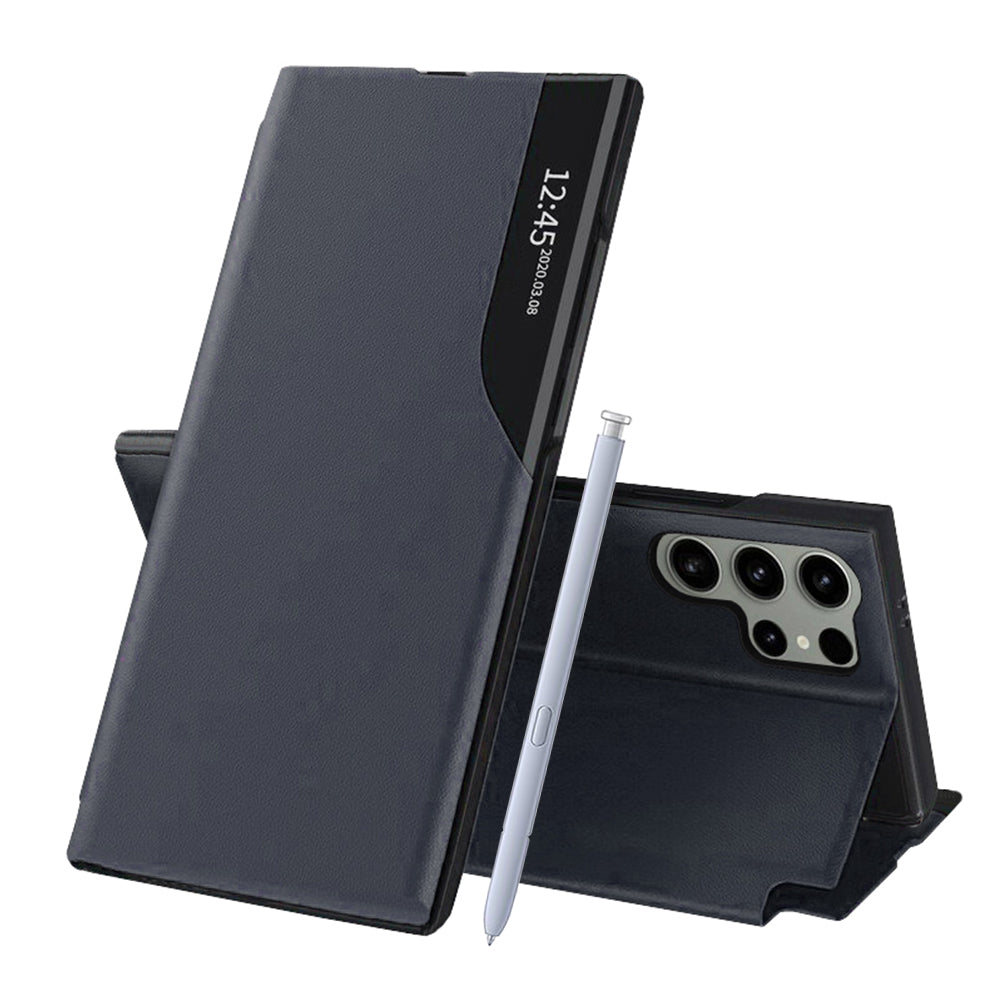 Калъф за Samsung Galaxy S25 Ultra S938, Techsuit, eFold, Тъмносин