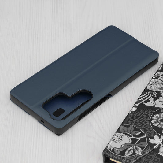 Калъф за Samsung Galaxy S25 Ultra S938, Techsuit, eFold, Тъмносин