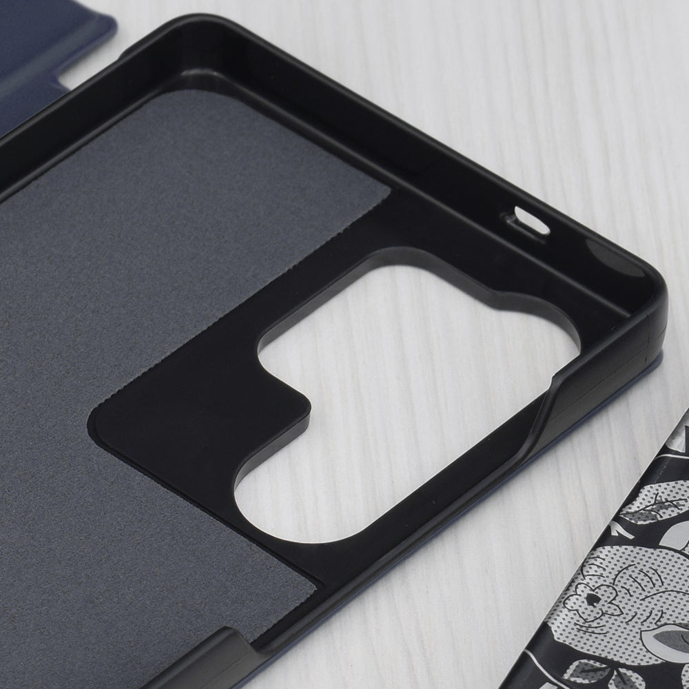 Калъф за Samsung Galaxy S25 Ultra S938, Techsuit, eFold, Тъмносин
