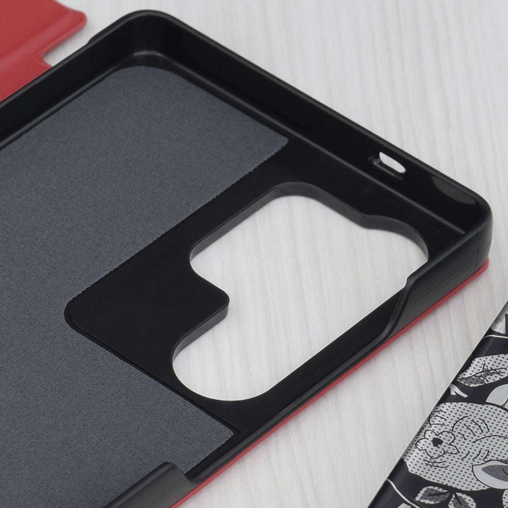 Калъф за Samsung Galaxy S25 Ultra S938, Techsuit, eFold, Червен