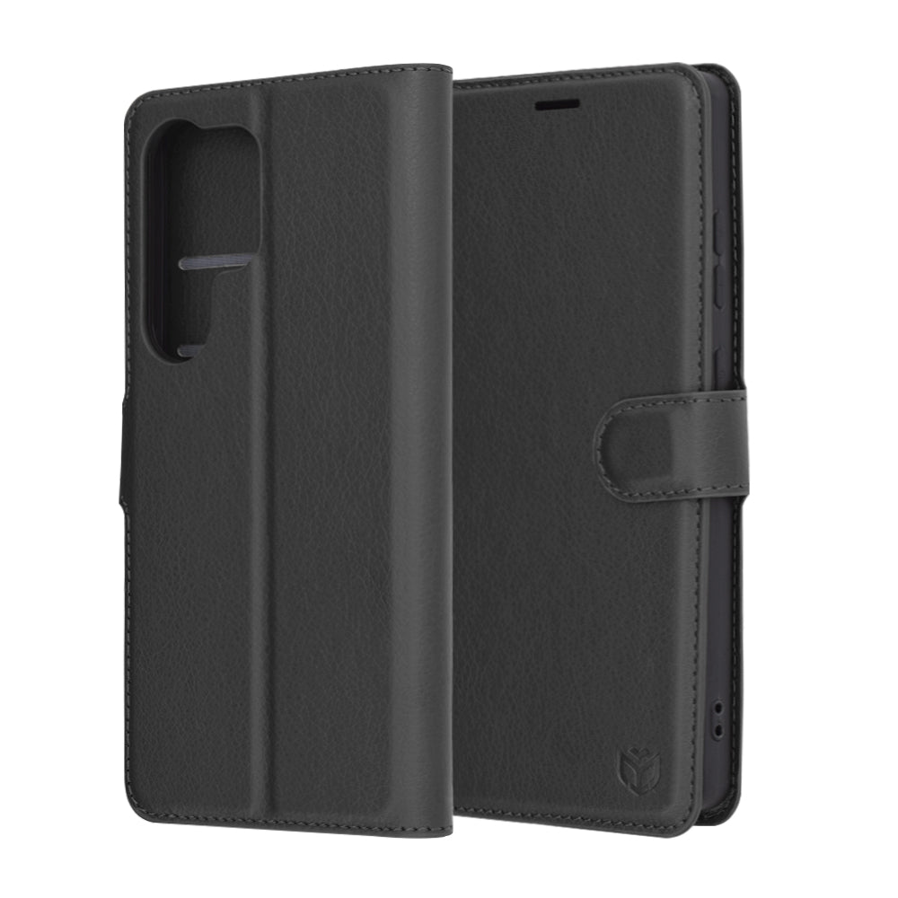 Калъф за Samsung Galaxy S25 Ultra S938, Techsuit, Leather Folio, Черен