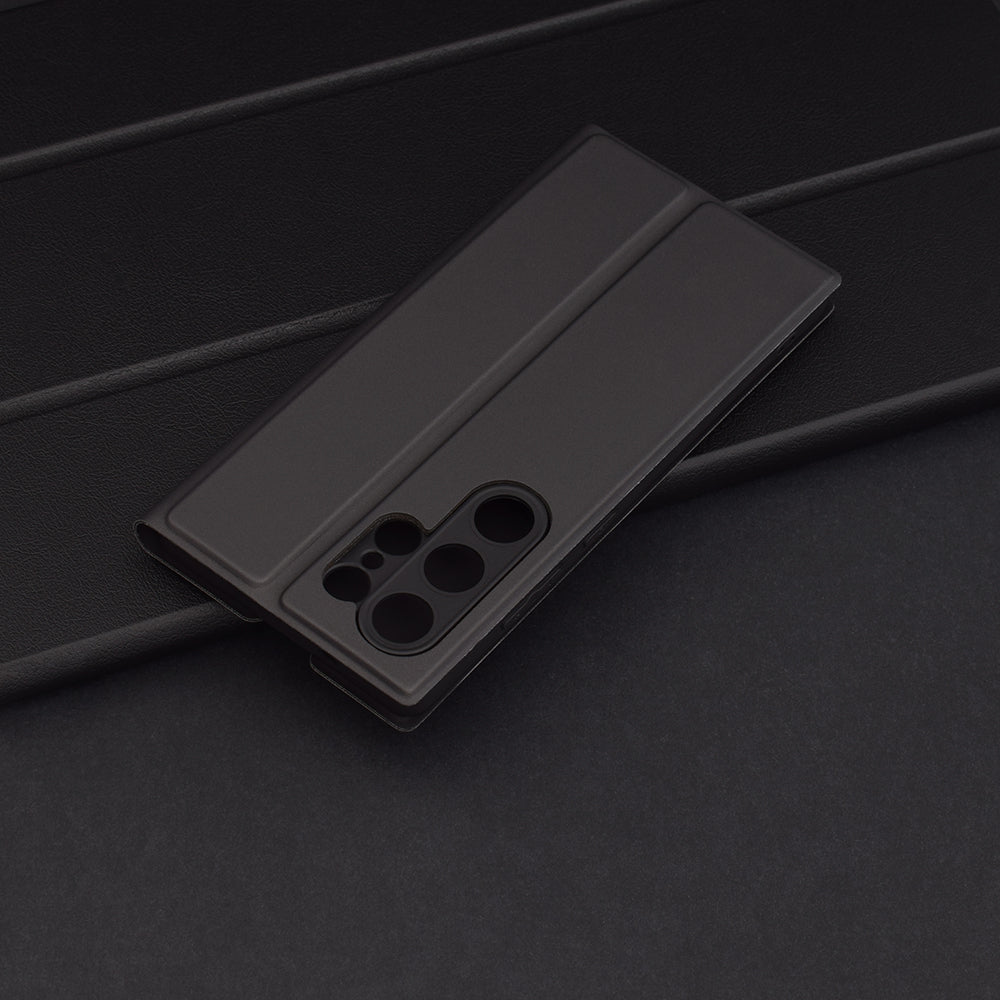 Калъф за Samsung Galaxy S25 Ultra S938, Techsuit, Magskin Book, Черен