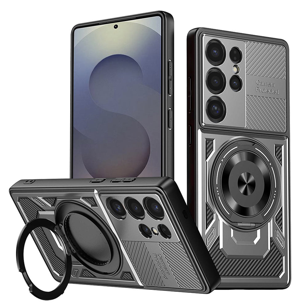Калъф за Samsung Galaxy S25 Ultra S938, Techsuit, RuggedCam, Сив