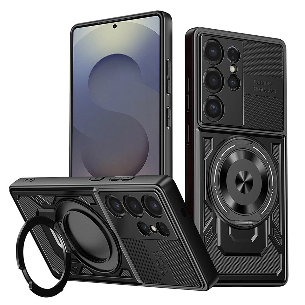 Калъф за Samsung Galaxy S25 Ultra S938, Techsuit, RuggedCam, Черен