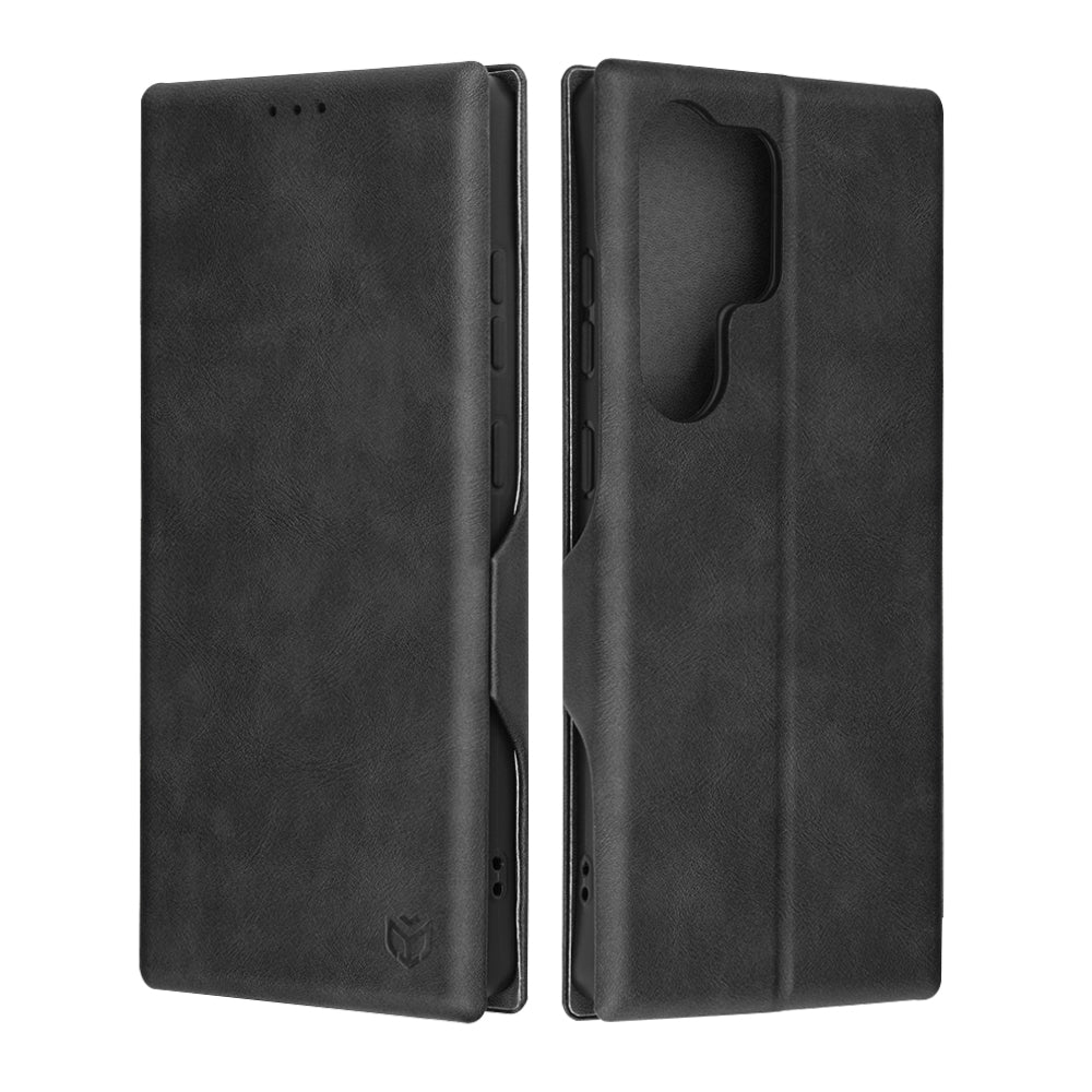 Калъф за Samsung Galaxy S25 Ultra S938, Techsuit, Safe Wallet Plus, Черен