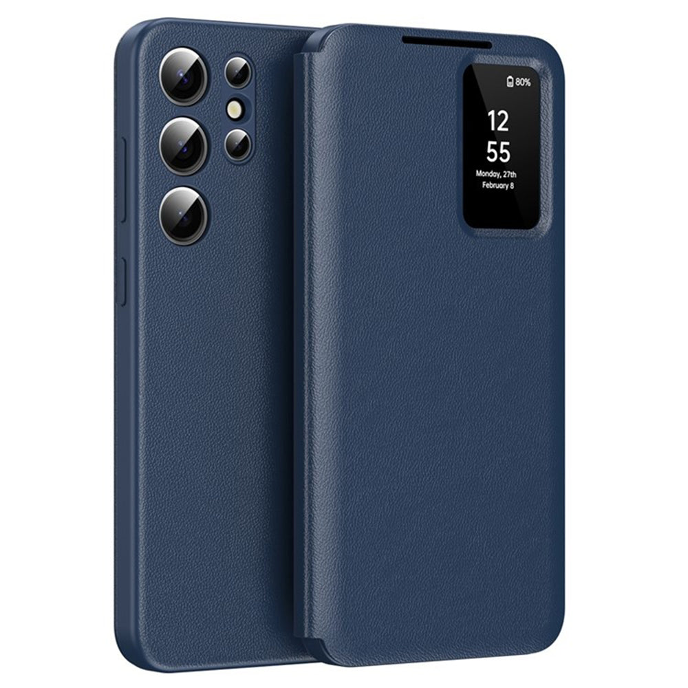 Калъф за Samsung Galaxy S25 Ultra S938, Techsuit, SmartView, Син
