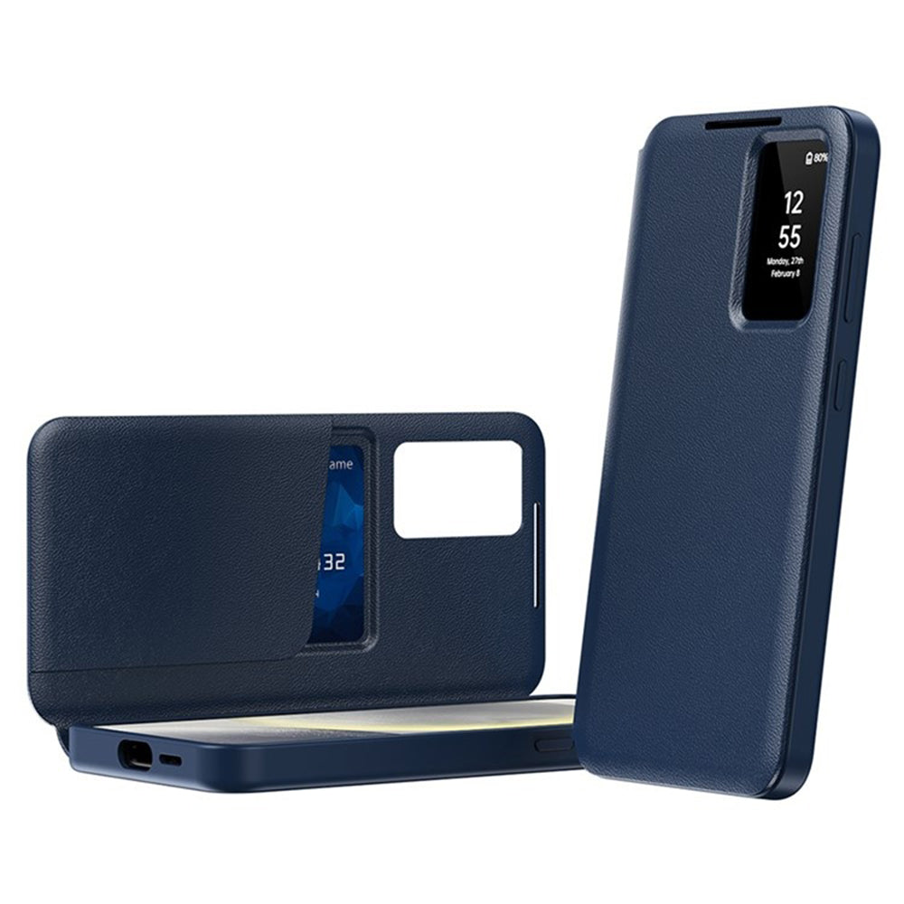 Калъф за Samsung Galaxy S25 Ultra S938, Techsuit, SmartView, Син