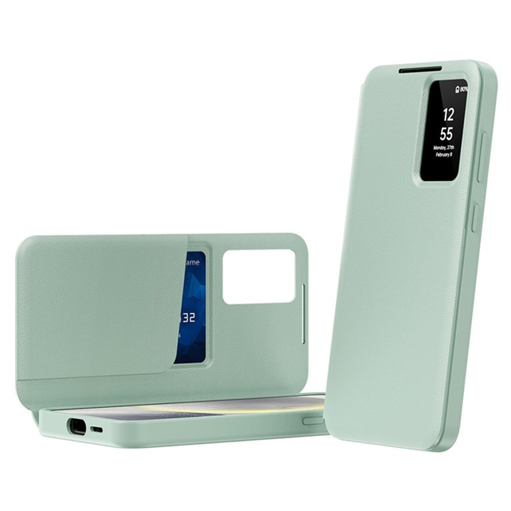Калъф за Samsung Galaxy S25 Ultra S938, Techsuit, SmartView, Зелен