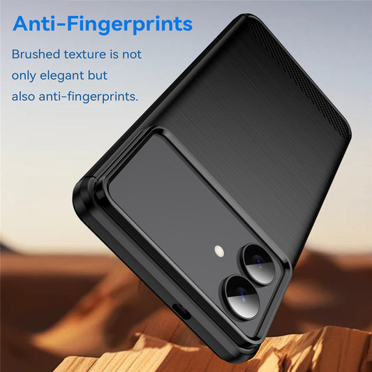 Калъф за Samsung Galaxy S26 Edge, Techsuit, Карбон, Черен