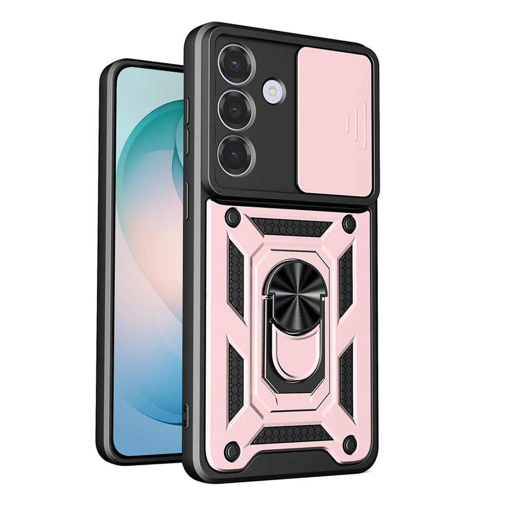 Калъф за Samsung Galaxy S26 Plus, Techsuit, CamShield, Розово Злато