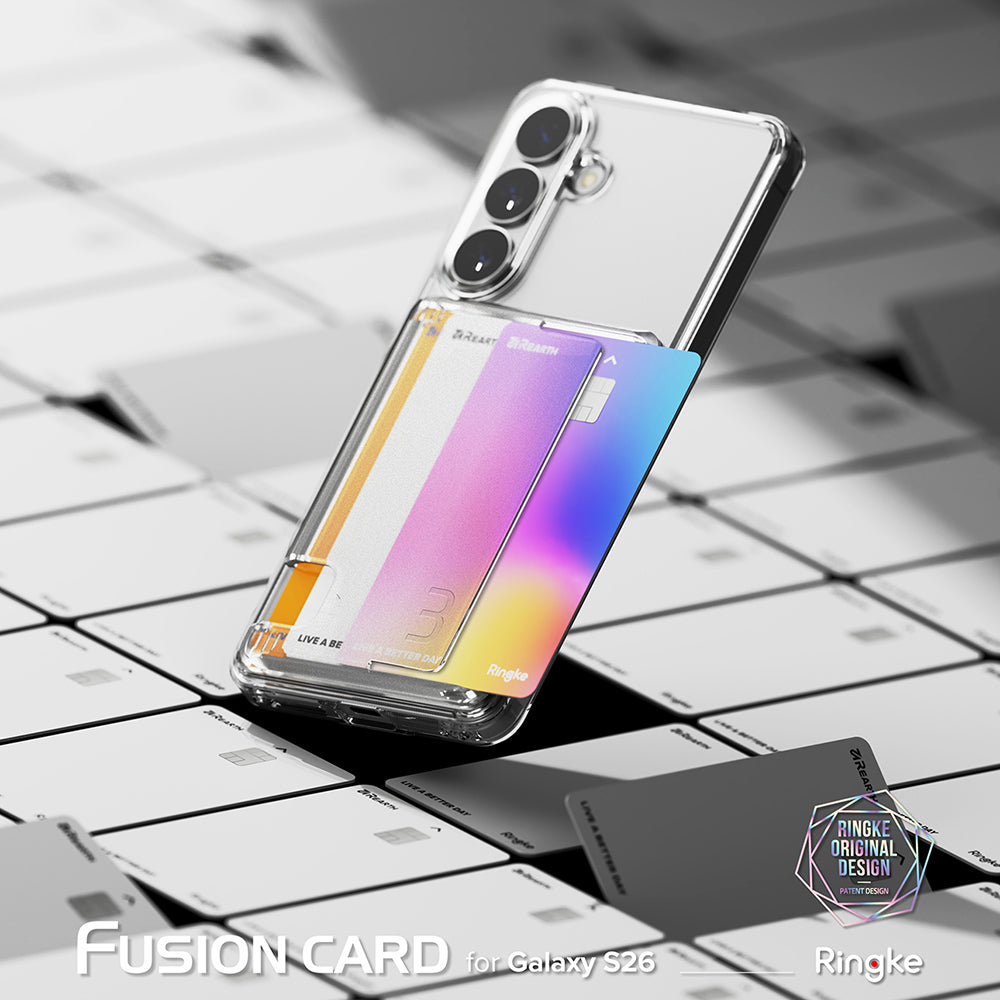Калъф за Samsung Galaxy S26 S942, Ringke, Fusion Card, Прозрачен