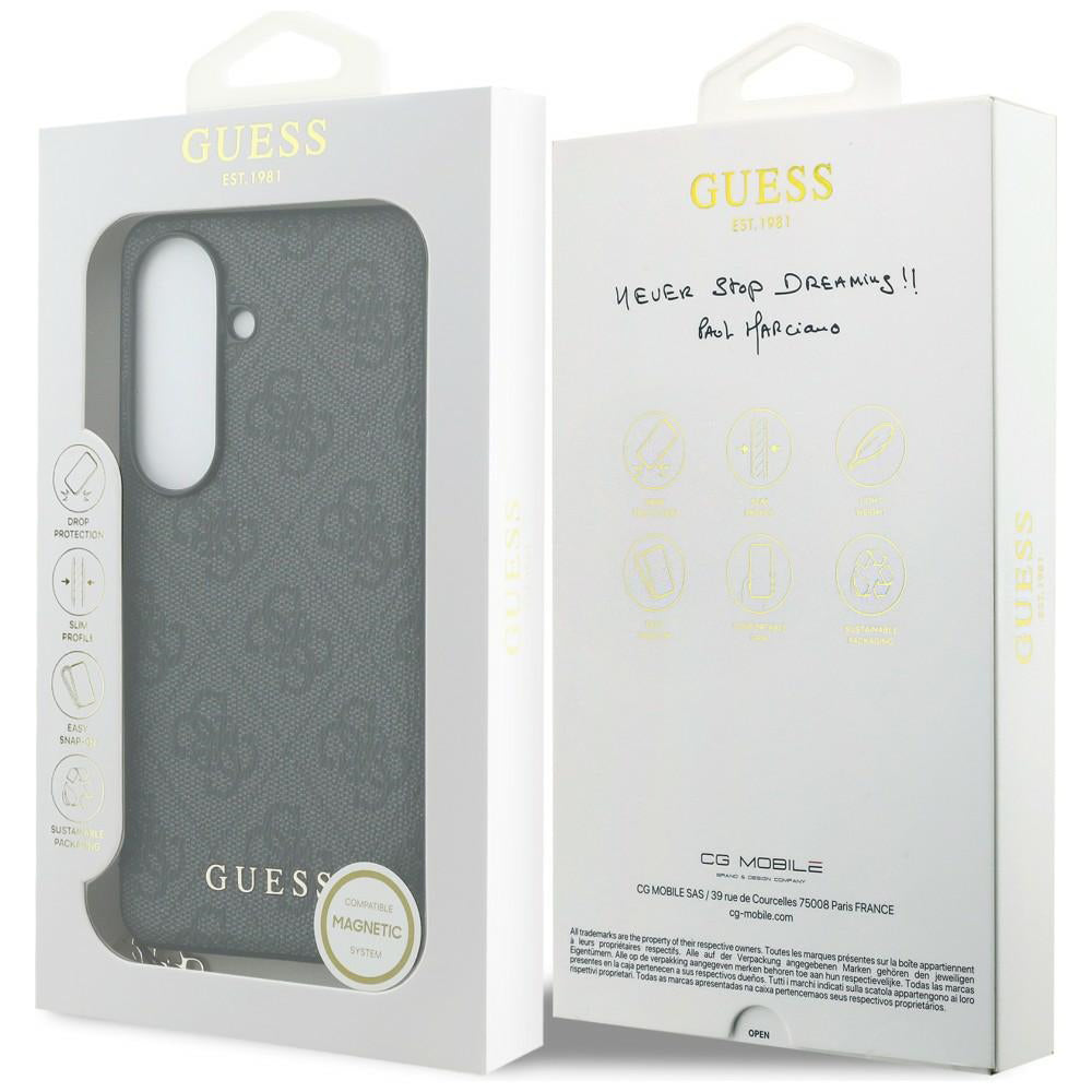Калъф за Samsung Galaxy S26 S942, Guess, 4G Classic Logo Charm, Черен