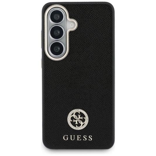 Калъф за Samsung Galaxy S26 S942, Guess, Rhinestone Round Logo, Черен