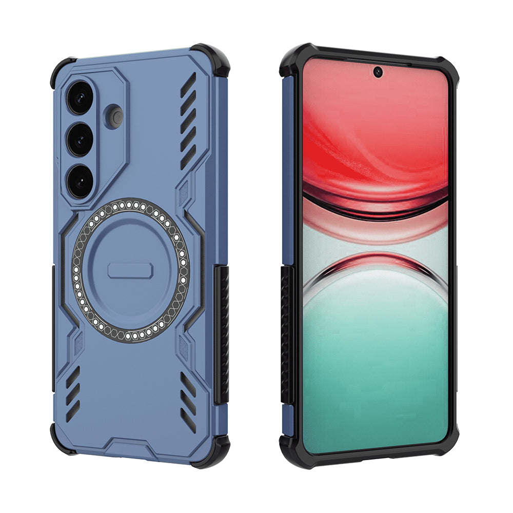 Калъф MagSafe за Samsung Galaxy S26 S942, Techsuit, ArmorMag, Син