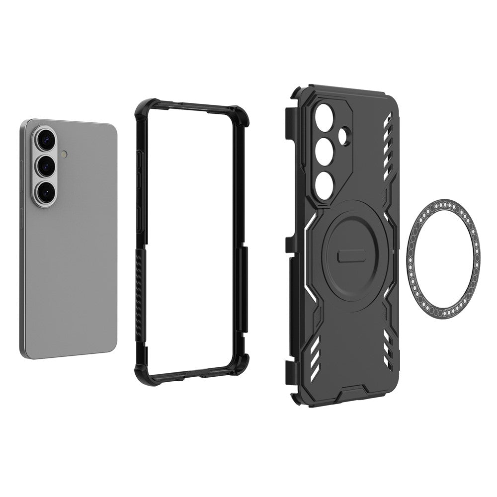Калъф MagSafe за Samsung Galaxy S26 S942, Techsuit, ArmorMag, Черен