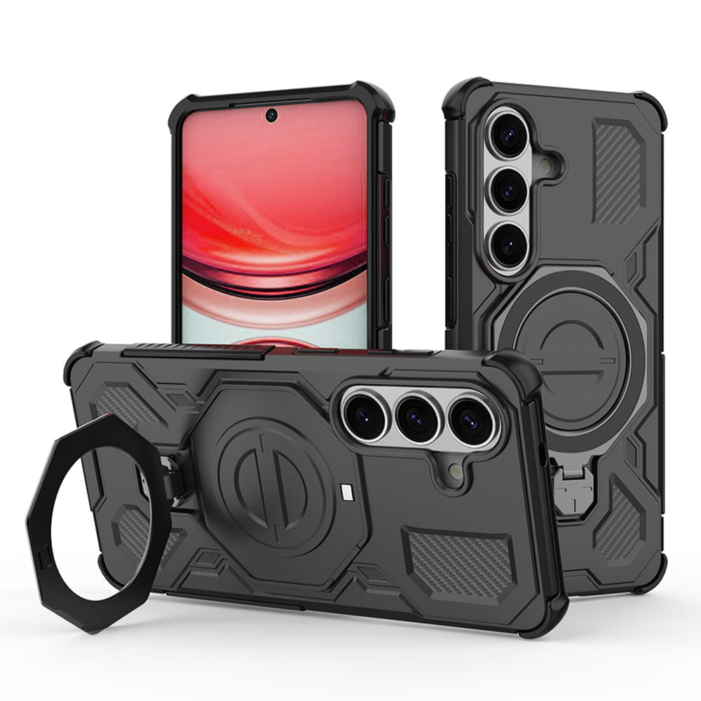 Калъф за Samsung Galaxy S26 S942, Techsuit, Carbon Shield Pro, Черен.