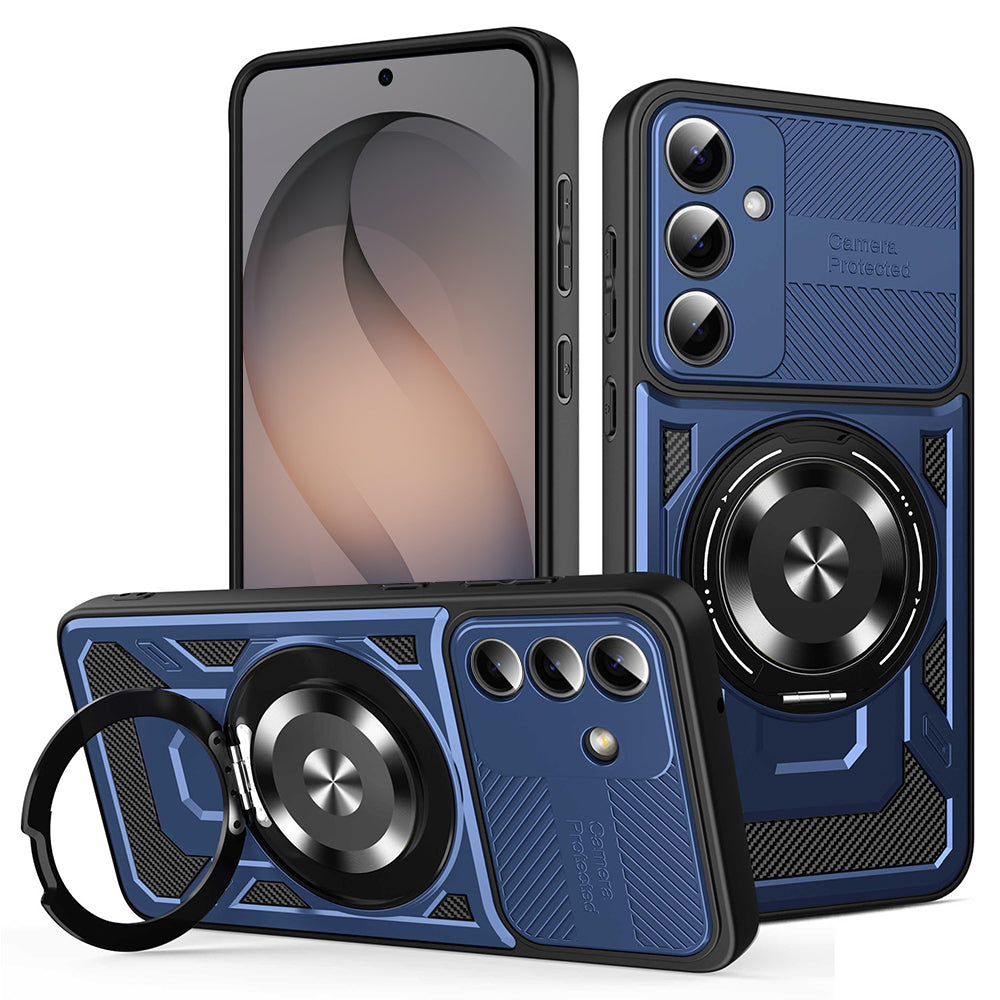 Калъф за Samsung Galaxy S26, Techsuit, RuggedCam, Син