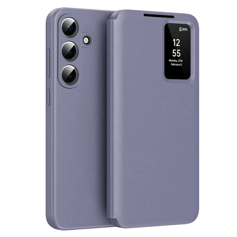 Калъф за Samsung Galaxy S26 S942, Techsuit, SmartView, Лилав
