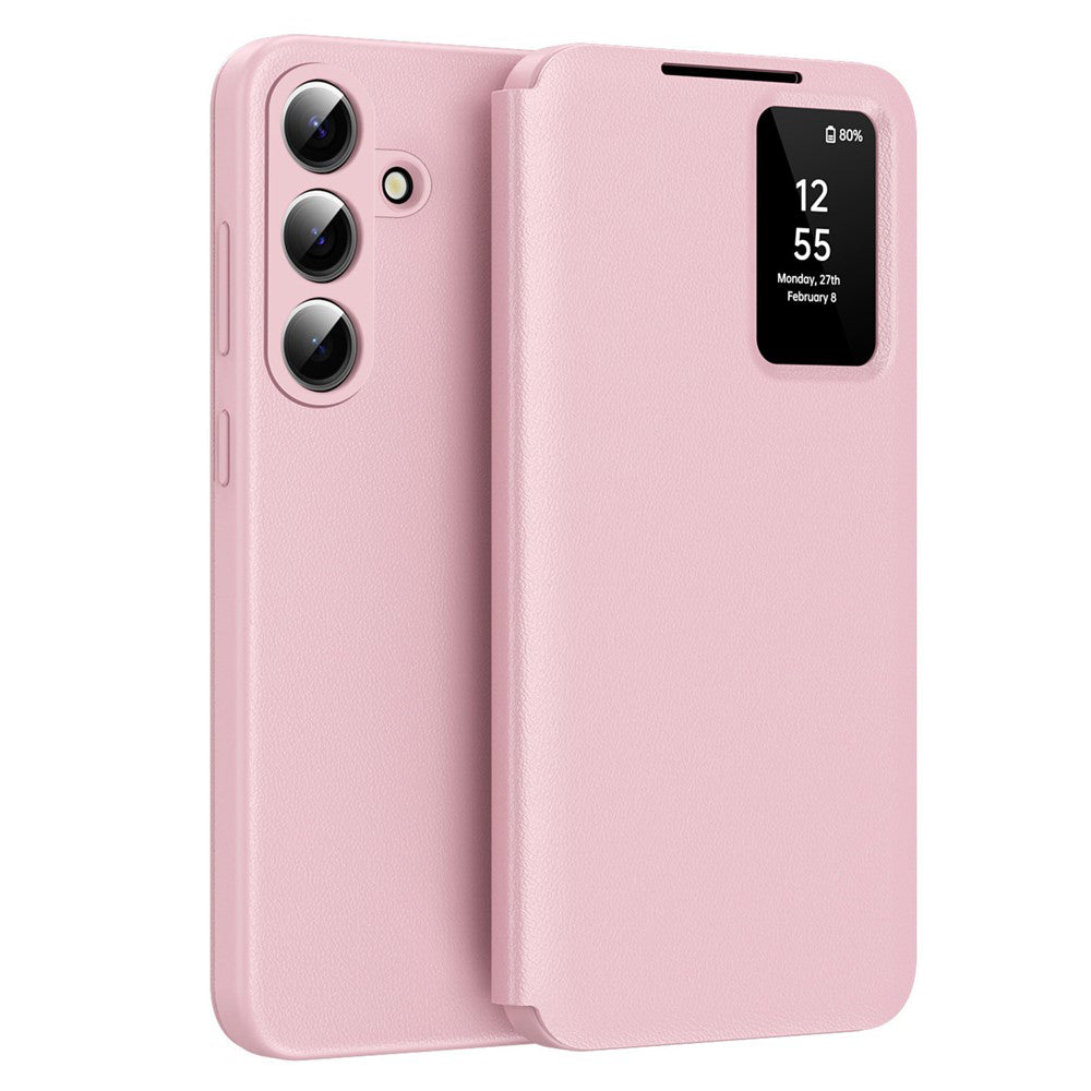 Калъф за Samsung Galaxy S26 S942, Techsuit, SmartView, Розов