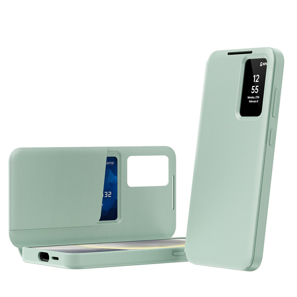 Калъф за Samsung Galaxy S26 S942, Techsuit, SmartView, Зелен