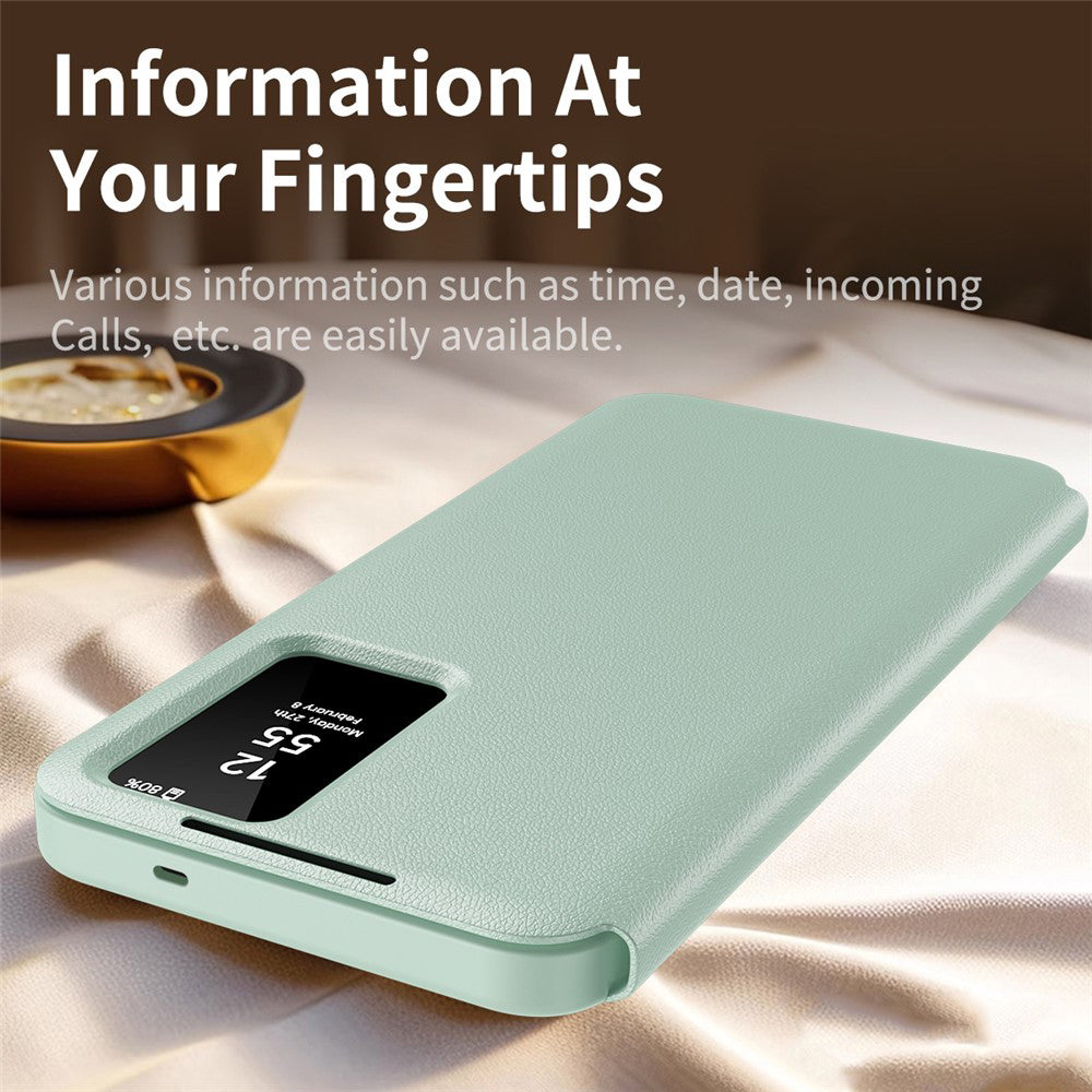 Калъф за Samsung Galaxy S26 S942, Techsuit, SmartView, Зелен