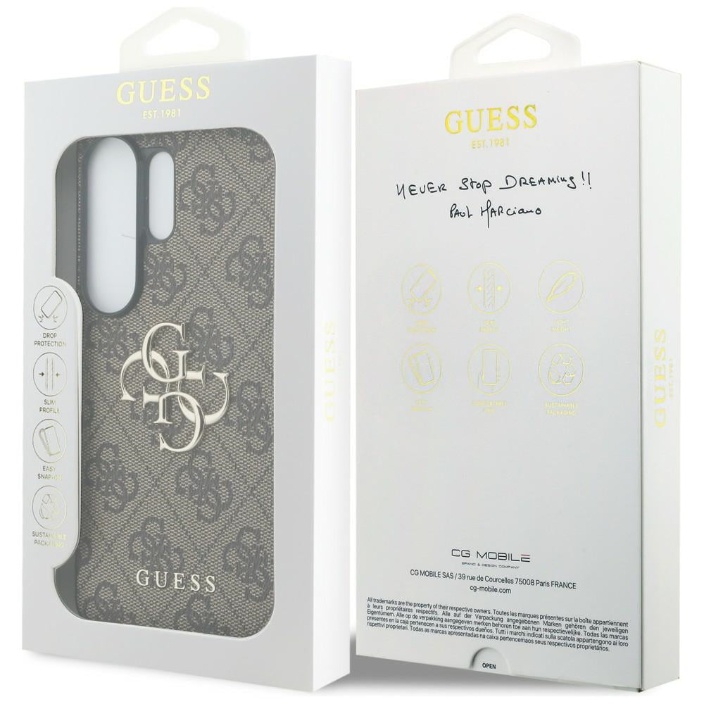 Калъф за Samsung Galaxy S26 Ultra S948, Guess, 4G Big Logo, Кафяв