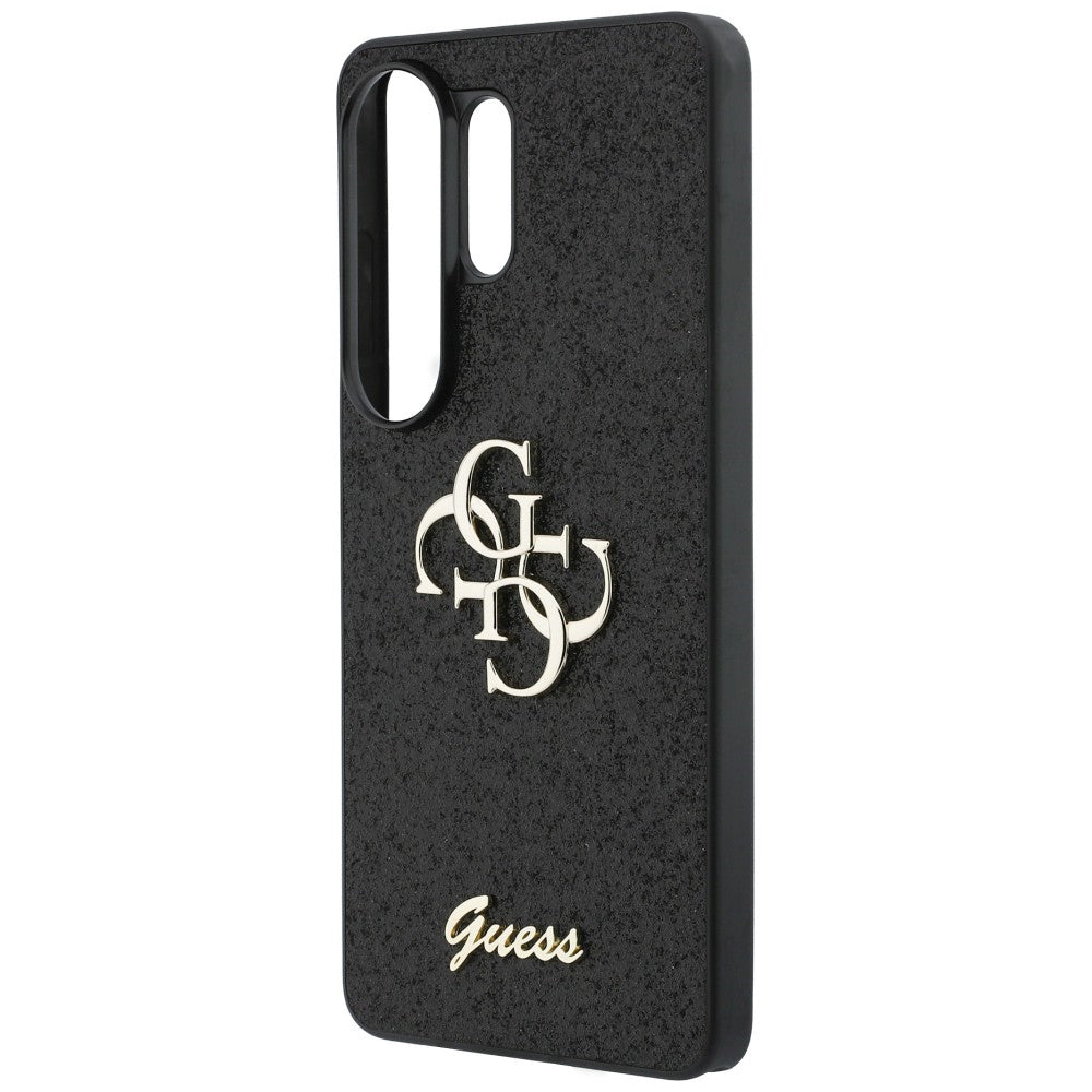 Калъф за Samsung Galaxy S26 Ultra S948, Guess, Fixed Glitter Big 4G Metal Frame, Черен