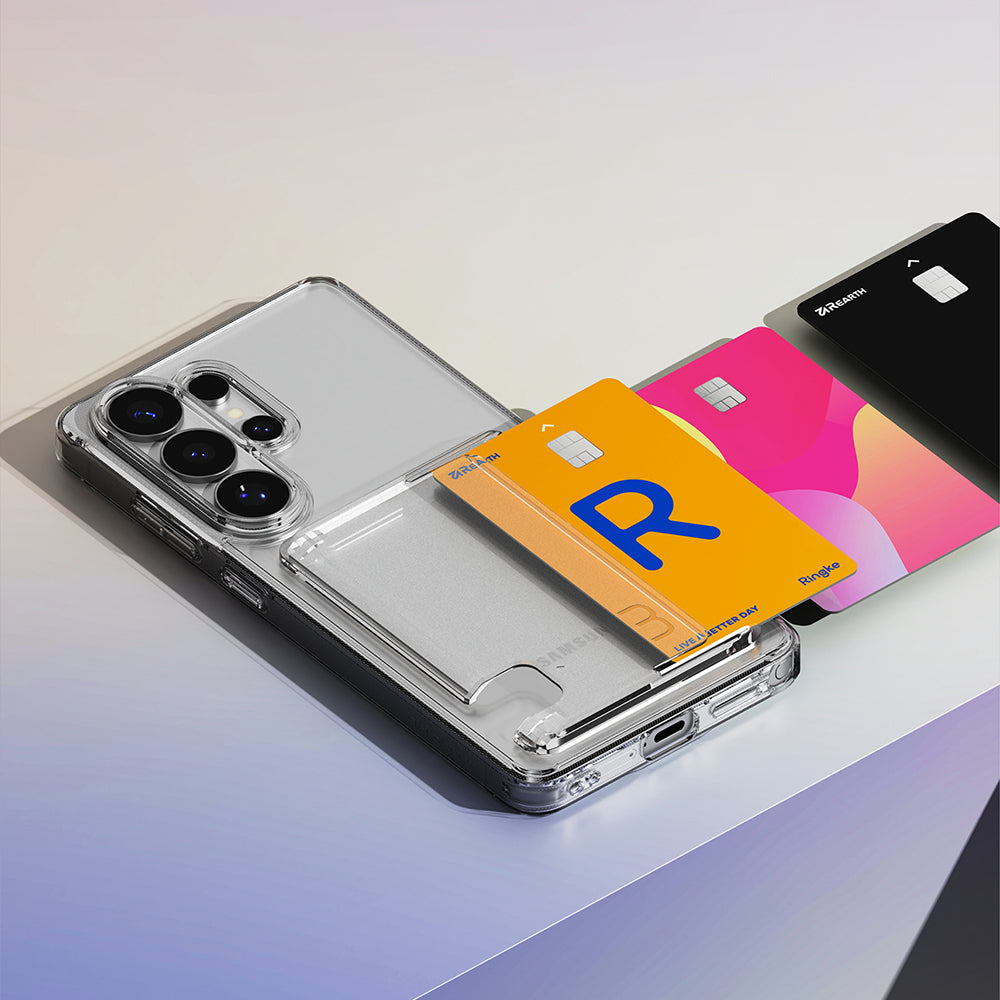 Калъф за Samsung Galaxy S26 Ultra S948, Ringke, Fusion Card, Прозрачен