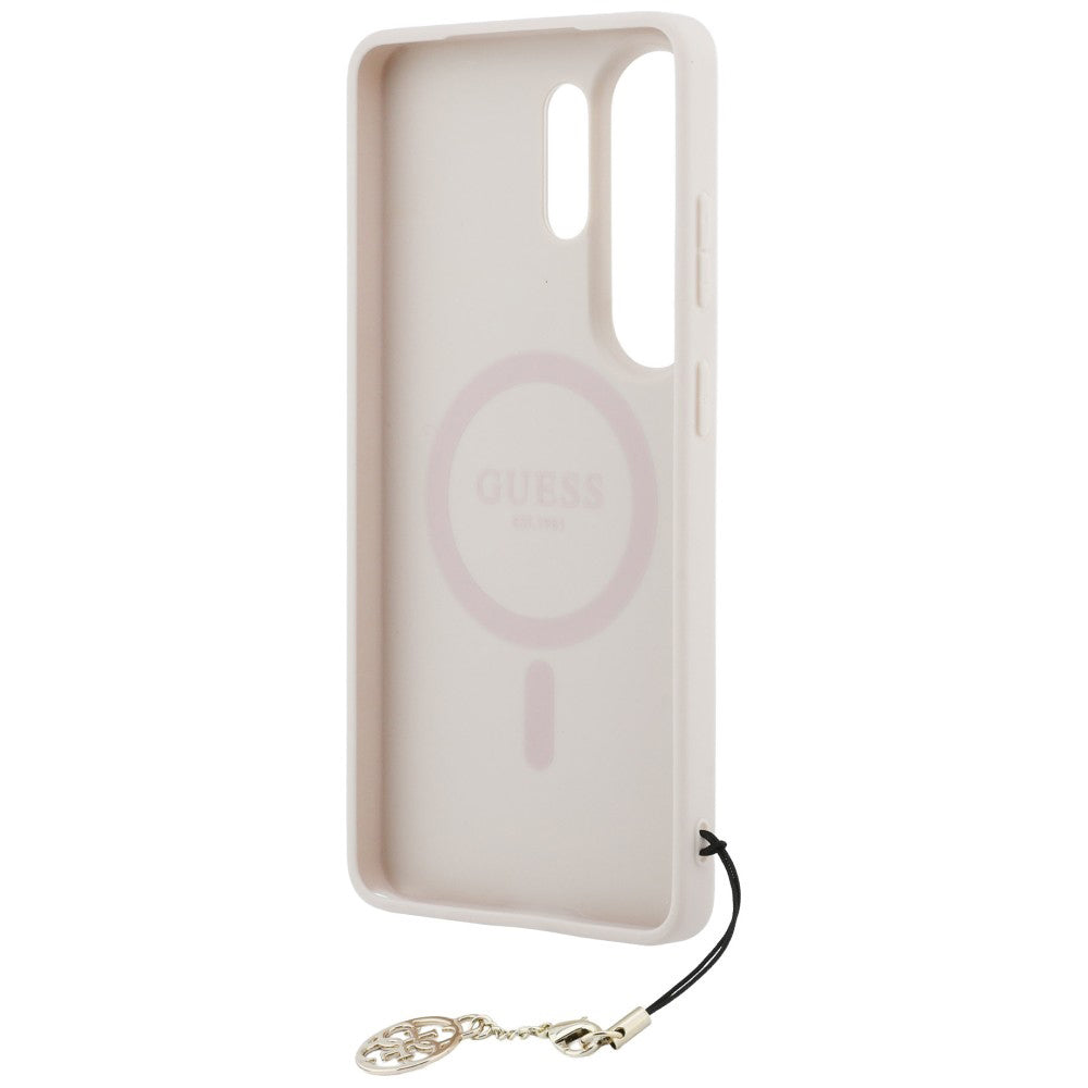 Калъф за Samsung Galaxy S26 Ultra S948, Guess, 4G Classic Logo Charm, Розов